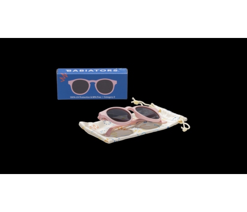 Babiators Keyhole Smoke Lenses O-KEY002-L Rozmiar 6+ Ballerina Pink