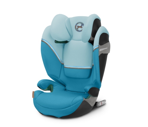 Cybex Solution S2 I-Fix Fotelik Samochodowy 15-50 kg Beach Blue 2023 + BabySafe Organizer + Babysafe Nakładka Na Pas