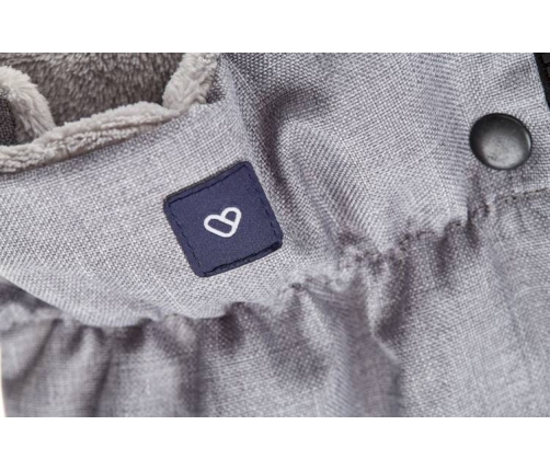 Zaffiro Plus Melange Dark Grey Варежки-муфта на коляску