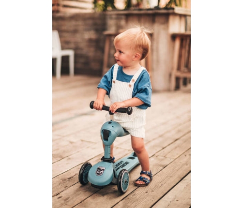 Skrejritenis Bērniem ar sēdekli Scootandride Highwaykick 2in1 Steel