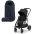 Cybex E-Gazelle S Moon Black Pastaigu rati + Guļammaiss Cybex Snogga 2 Ocean Blue