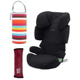 Cybex Solution X I-Fix Fotelik Samochodowy 15-50 kg Pure Black + Nakładka Na Pas + Termoopakowanie Cybex Solution X I-Fix Fotelik Samochodowy 15-50 kg Pure Black + Nakładka Na Pas + Termoopakowanie