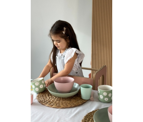 Baby Wood Slim M Kitchen Helper Różowy