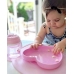 Chicco Talerz Silikonowy Serce 9m+ Różowy