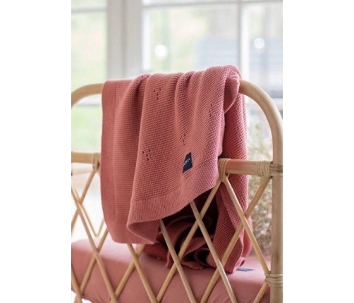 Poofi Kocyk Bawełniany Paris Herbaciana Róża 80x100