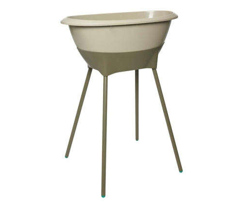 Luma Zestaw Kąpielowy 8 Elementów Wanienka i Akcesoria Olive Green