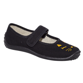 Zetpol Kapcie Dziewczęce Marysia Czarne Rozmiar 34