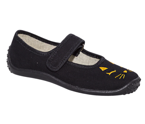 Zetpol Kapcie Dziewczęce Marysia Czarne Rozmiar 34