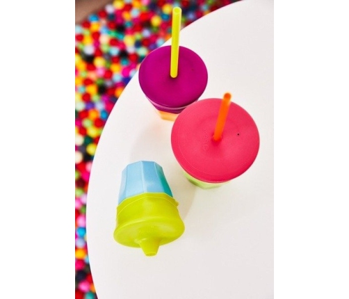 B.Box Nakładki silikonowe na szklankę Strawberry Shake