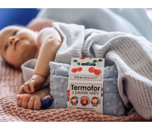 Cherrypad Minky Termofor z Pestek Wiśni Lodowy