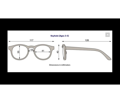 Babiators Keyhole Smoke Lenses O-KEY002-S Rozmiar 0-2+ Ballerina Pink