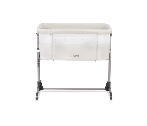 MoMi Revo 2in1 Light grey Bērnu Gulta Šūpulītis