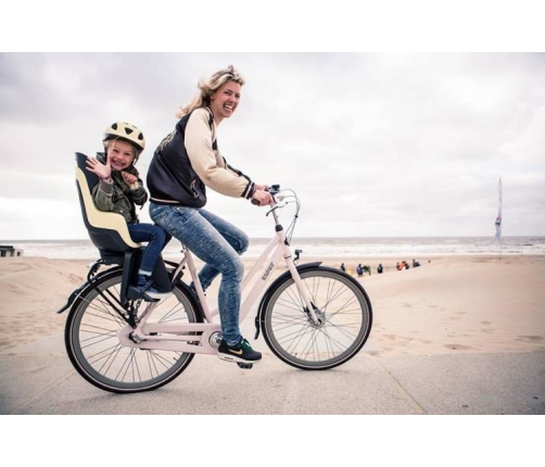 Bobike Go 1P Fotelik Rowerowy Do Ramy  Macaron Grey