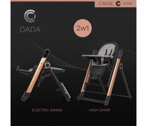 Cavoe Dada Krzesełko do Karmienia i Huśtawka Meteorite