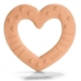 Bibs Baby Bitie Heart Gryzak Dla Niemowlaka Peach
