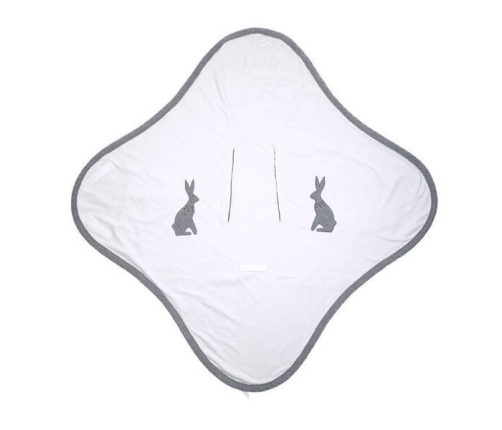 Lodger Polarowy Wielofunkcyjny Otulacz Do Fotelika Samochodowego Szary Fleece Drizzle