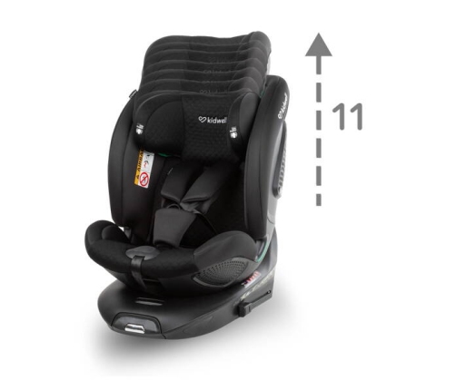 Kidwell GOCAR Fotelik Samochodowy 9-25 kg Black