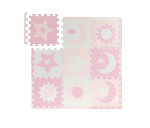 Momi Nebe Puzzle Piankowe Różowe