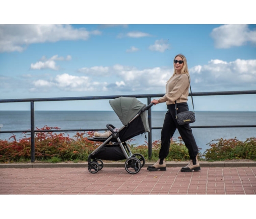 Espiro Wave 2023 Wózek Spacerowy 217 Anthracite Stone