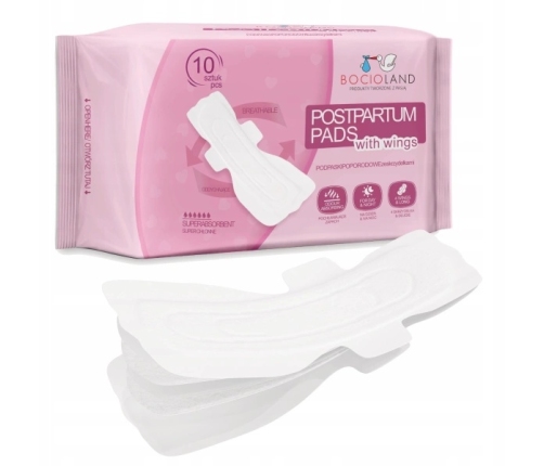 Bocioland Podkłady Poporodowe Wysokochłonne 10 Sztuk