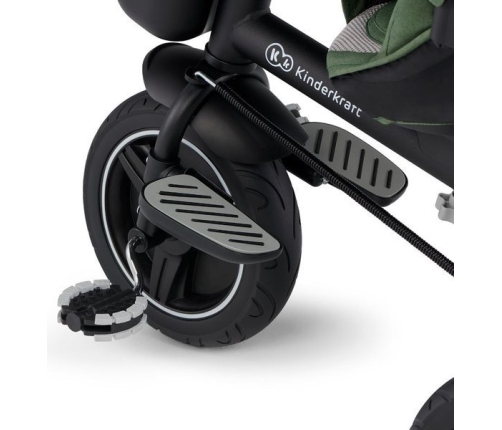 Детский трехколесный велосипед Kinderkraft Spinstep 5in1 Platinum grey