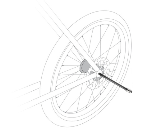 Cybex Zeno Bike All Black Спортивная коляска для бега Лыж - Велосипедный прицеп 4in1