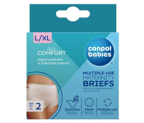 Canpol Wielorazowe Majtki Poporodowe 2szt 73/002 L/XL