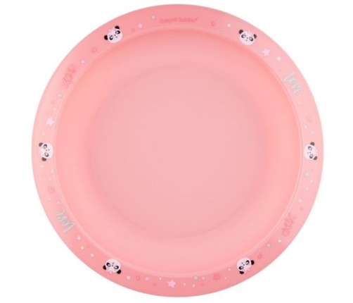 Canpol Babies Zestaw Naczyń Exotic Animals 56/523 Pink