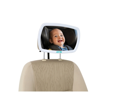 Joybi Lusterko Do Obserwacji Dziecka w Podróży 360° LED