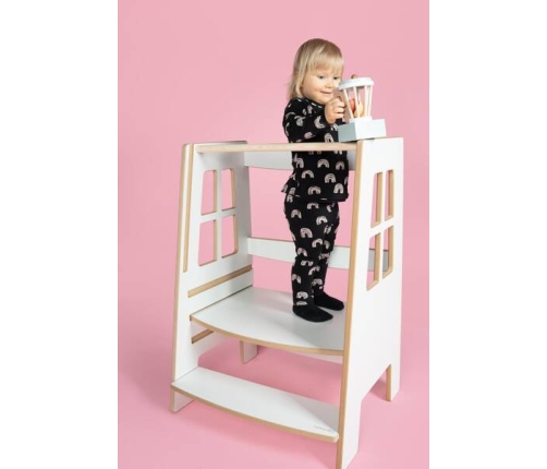 Tupti.wood Kitchen Helper Double Safe Pomocnik Kuchenny Dla Rodzeństwa