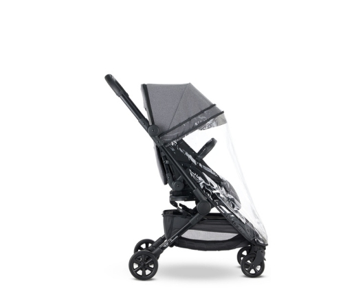Mini by Easywalker Buggy Turn Kompaktowy Wózek Spacerowy z Obrotowym Siedziskiem 360 Soho Grey