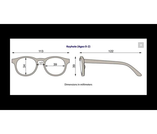 Babiators Keyhole Smoke Lenses O-KEY002-M Rozmiar 3-5+ Ballerina Pink