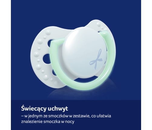Lovi Smoczek Silikonowy Dynamiczny 0-2m 2 szt Baby Shower Boy 22/900boy