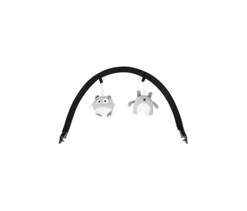 MoMi Kenani Onyx Leżaczek Bujaczek Elektryczny Czarny