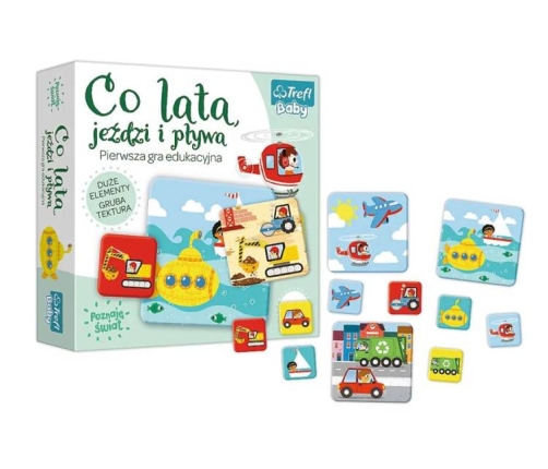 Trefl Co Lata, Jeździ i Pływa Gra Edukacyjna