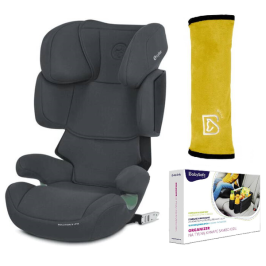 Cybex Solution X I-Fix Cobblestone Grey Детское автокресло 15-50 кг + BabySafe Органайзер и чехол на ремень Cybex Solution X I-Fix Cobblestone Grey Детское автокресло 15-50 кг + BabySafe Органайзер и чехол на ремень