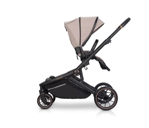 Cavoe Avec 2024 Wózek Głęboko-Spacerowy Bliźniaczy 2w1 Taupe