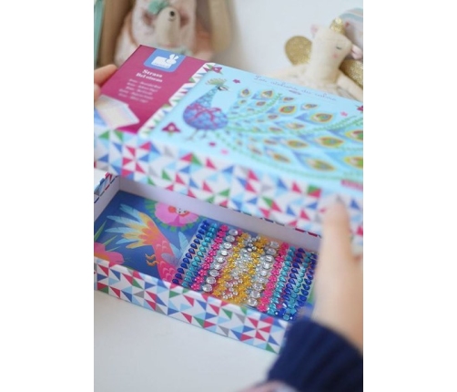 Janod Zestaw Artystyczny Czarodziejskie Cyrkonie Piękne ptaki 7+