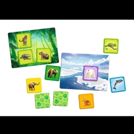 Trefl Gra dla Dzieci Zwierzęta Świata Rodzina Treflików