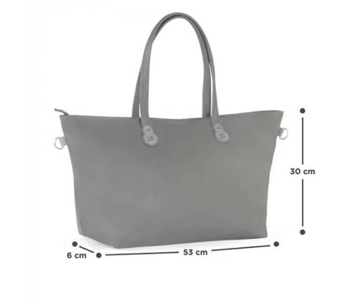 Kinderkraft Treasurebag Torba Dla Mamy z Przewijakiem Nature Vibes Dark Grey