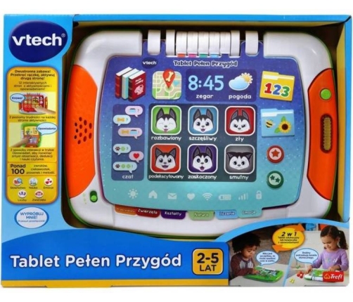 V-Tech Tablet Pełen Przygód Zabawka Interaktywna