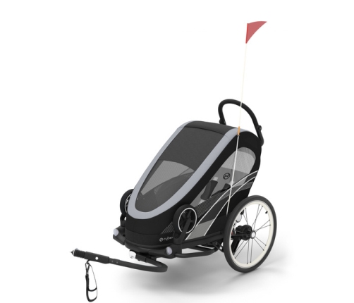 Cybex Zeno Bike All Black Спортивная коляска для бега Лыж - Велосипедный прицеп 4in1