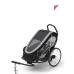 Cybex Zeno Bike All Black Спортивная коляска для бега Лыж - Велосипедный прицеп 4in1
