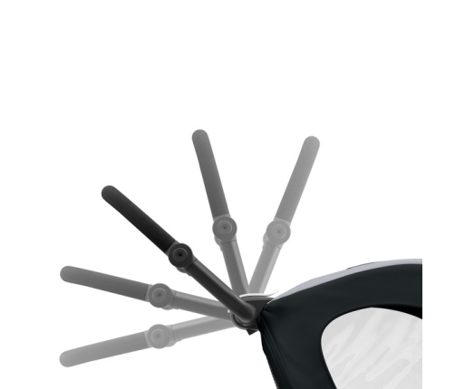 Cybex Zeno Bike All Black Спортивная коляска для бега Лыж - Велосипедный прицеп 4in1