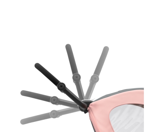 Cybex Zeno Bike Light Pink Спортивная коляска для бега Лыж - Велосипедный прицеп 4in1