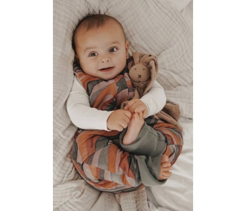 Makaszka Króliczek Doudou Peach Caramel