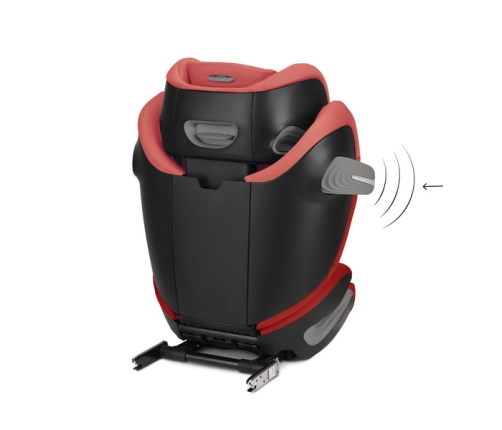 Cybex Solution S2 I-Fix Hibiscus Red 2023 Bērnu autosēdeklis 15-50 kg + Vasaras pārvalks