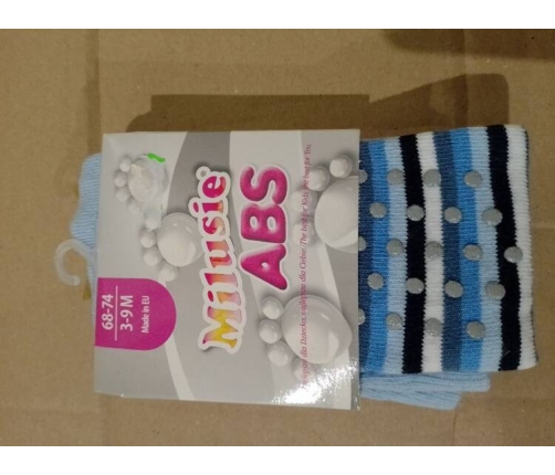 Milusie Rajstopy Dziecięce Do Raczkowania Z Abs Rozmiar 68-74