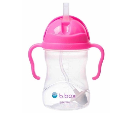 B.Box Innowacyjny Bidon Ze Słomką Różowy