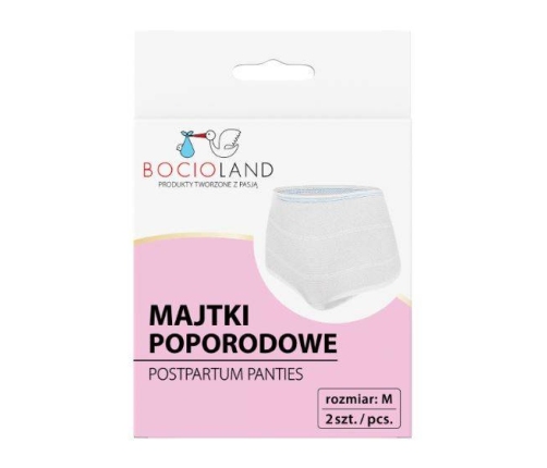 Bocioland Majtki Poporodowe Siateczkowe 2 szt. M BL026